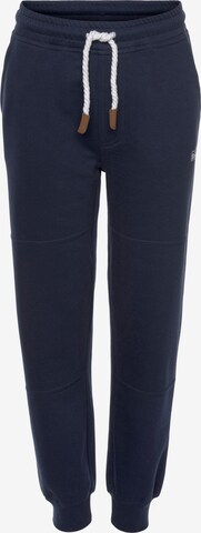 SCOUT Tapered Pants in Blue: front