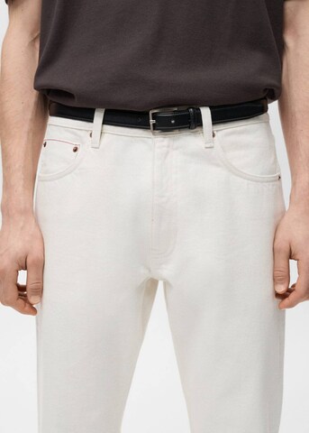 MANGO MAN Tapered Jeans 'Pola' in White