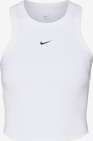 NIKE Športni top 'ONE' | bela barva: sprednja stran