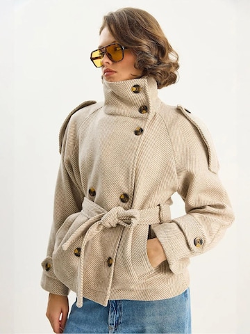 Bianco Lucci - Sobretudo meia-estação em bege