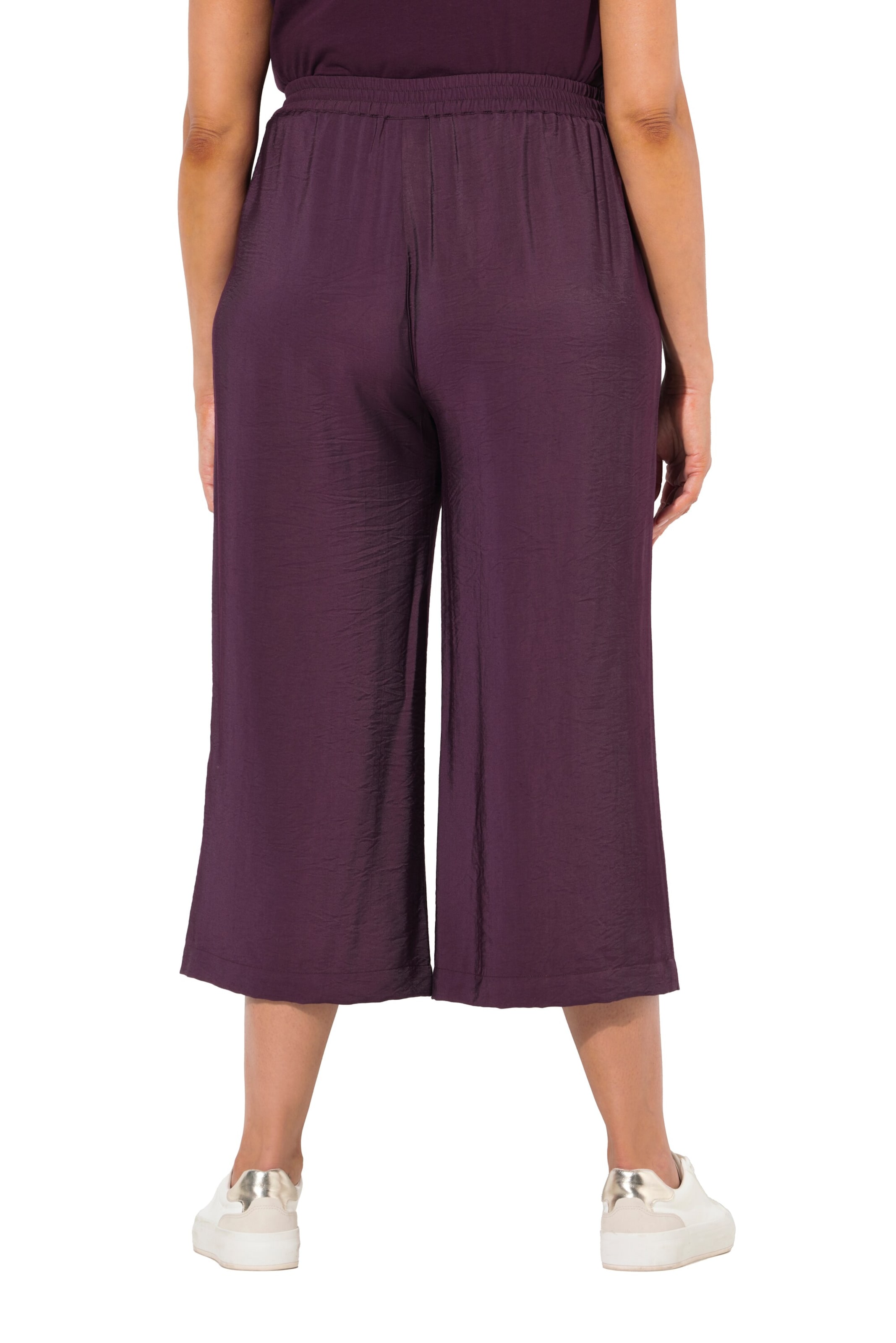 Ulla Popken Wide leg Παντελόνι σε λιλά