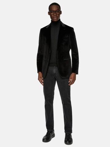 Boggi Milano Regular fit Colbert in Zwart