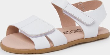 Sandales Pisamonas en blanc : devant