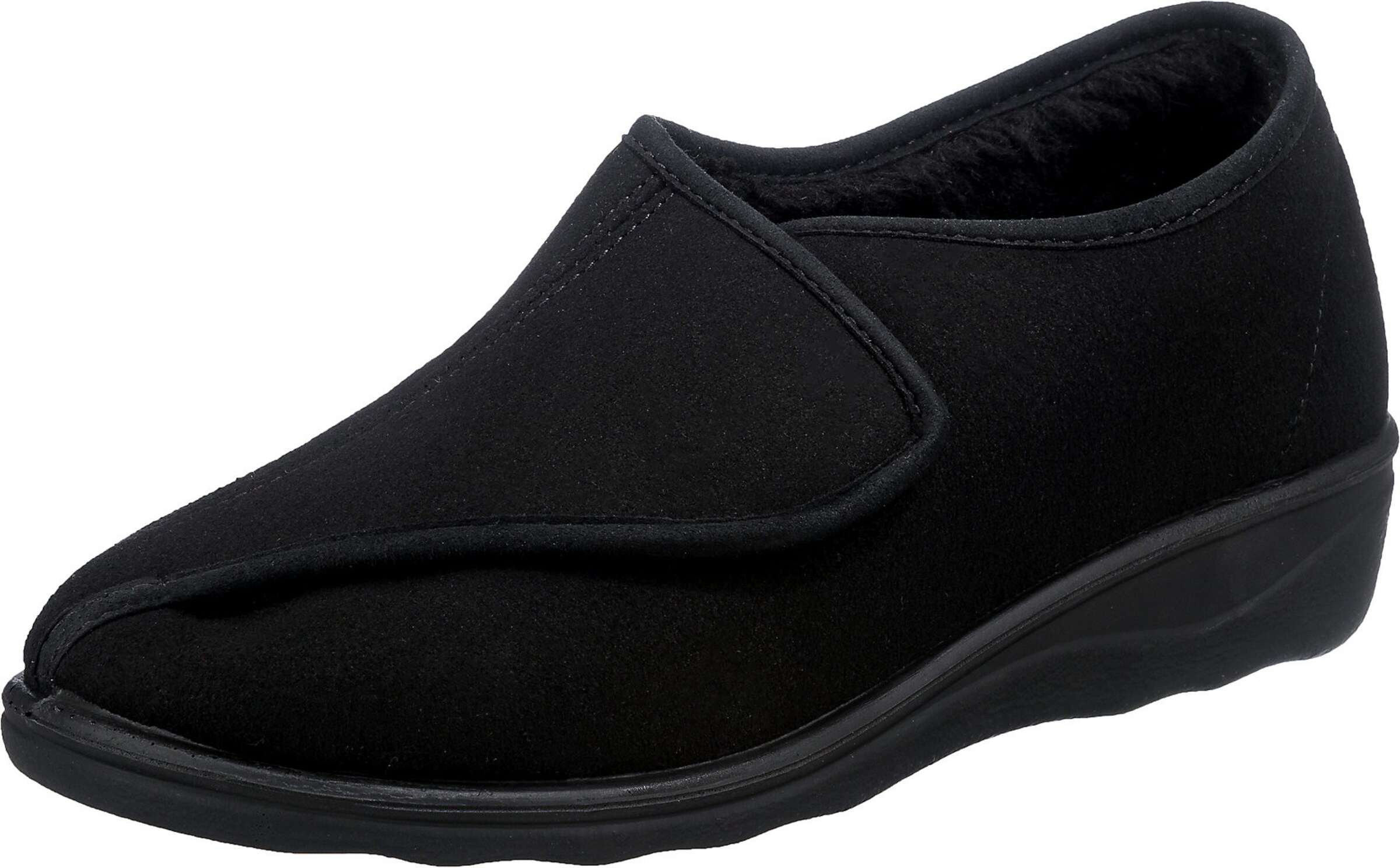 Westland Hausschuh 'Nice' in Schwarz: Vorderseite