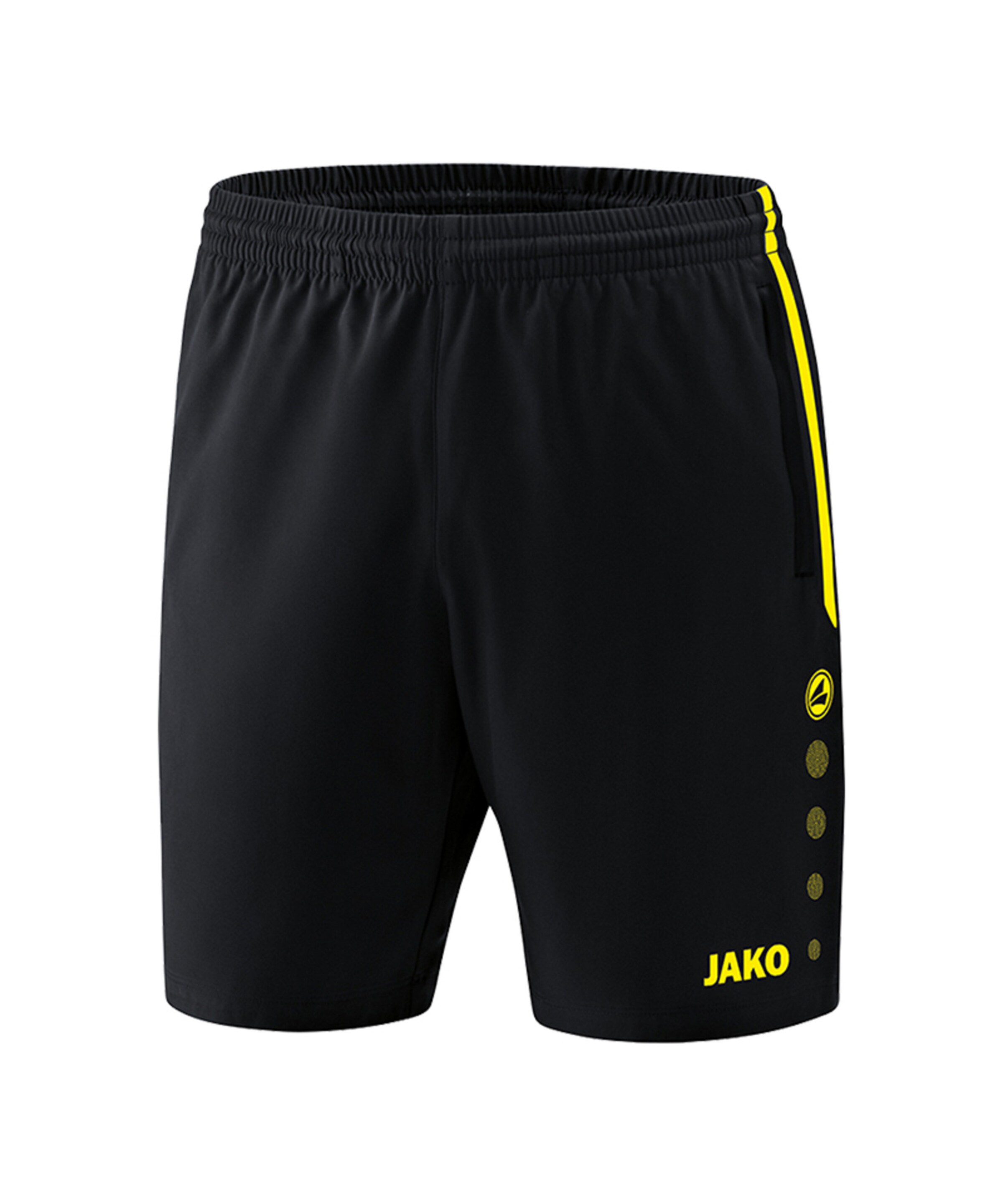 JAKO Sportshorts 'Competition 2.0' in Schwarz: Vorderseite