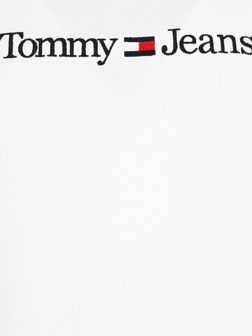 Tommy Jeans Plus - Camiseta en blanco