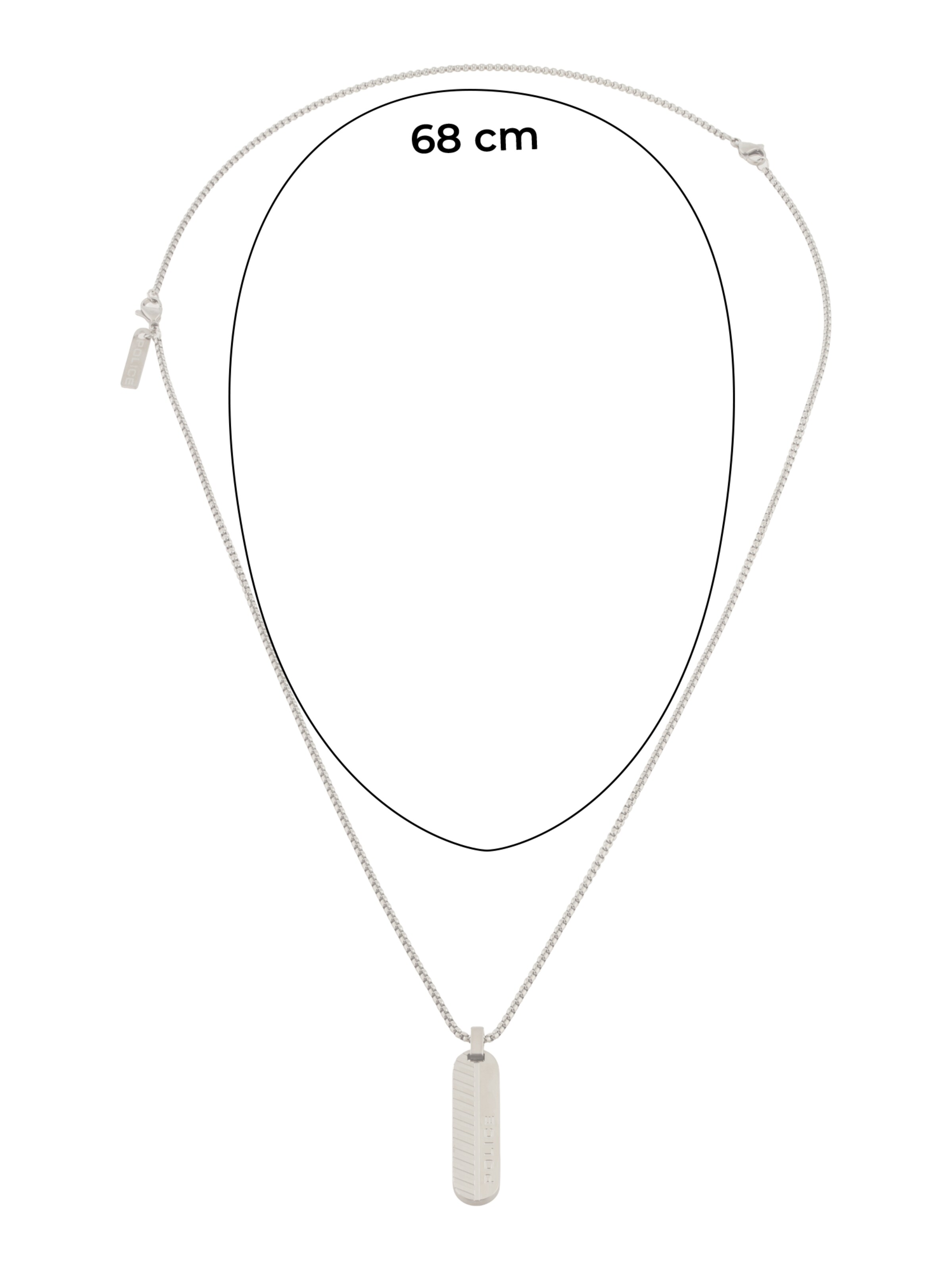 Chaîne 'Treadstone' POLICE en argent