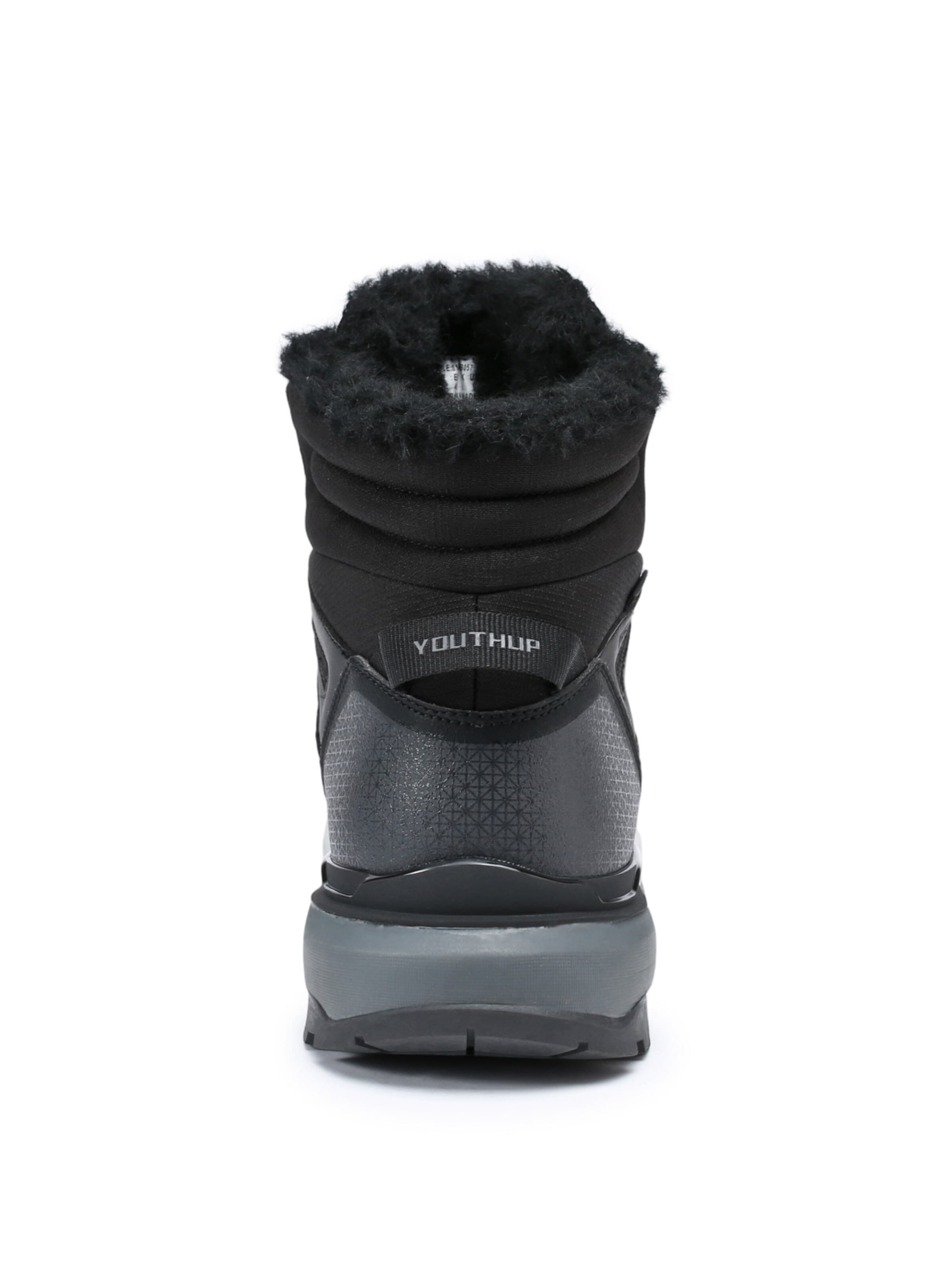 YOUTHUP Snow Boots 'Trittfest' in Black
