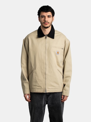 Carhartt WIP Athletic Jacket in Beige: front