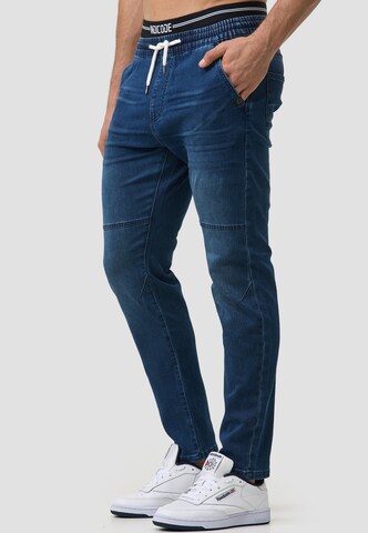 INDICODE JEANS Slimfit Hose 'Fabrizio' in Blau