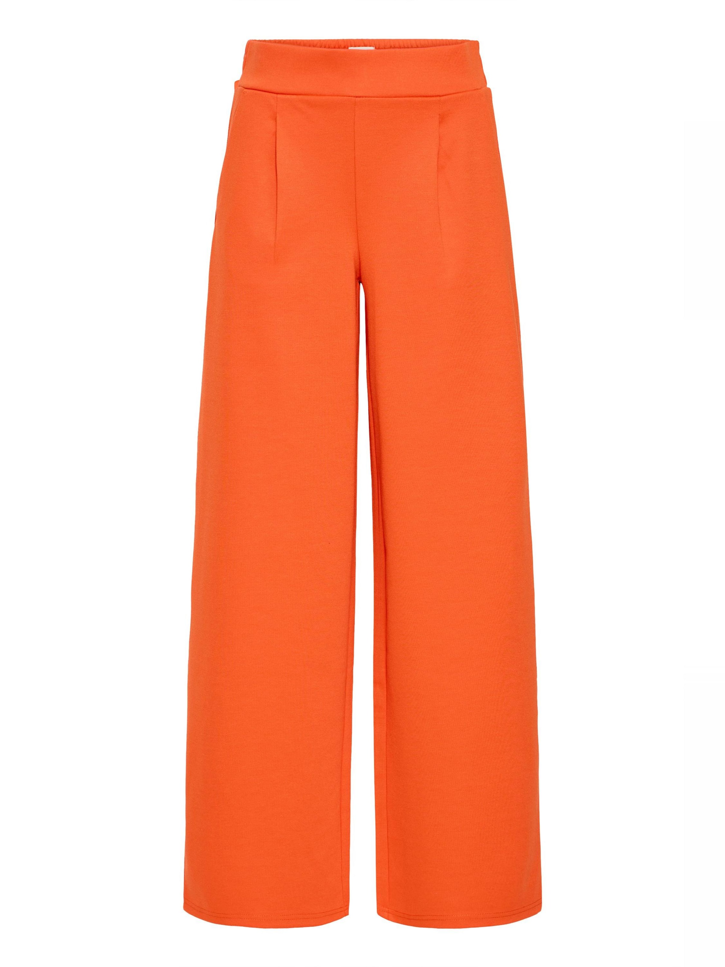 Pantalon à pince 'Kate' ICHI en orange : devant