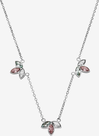 PURELEI Necklace 'Flowery' in Silver: front