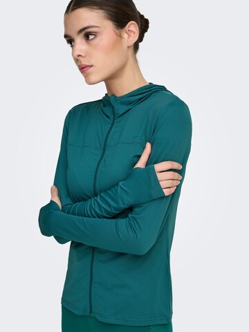 ONLY PLAY Sportief sweatvest 'ONPMila' in Blauw