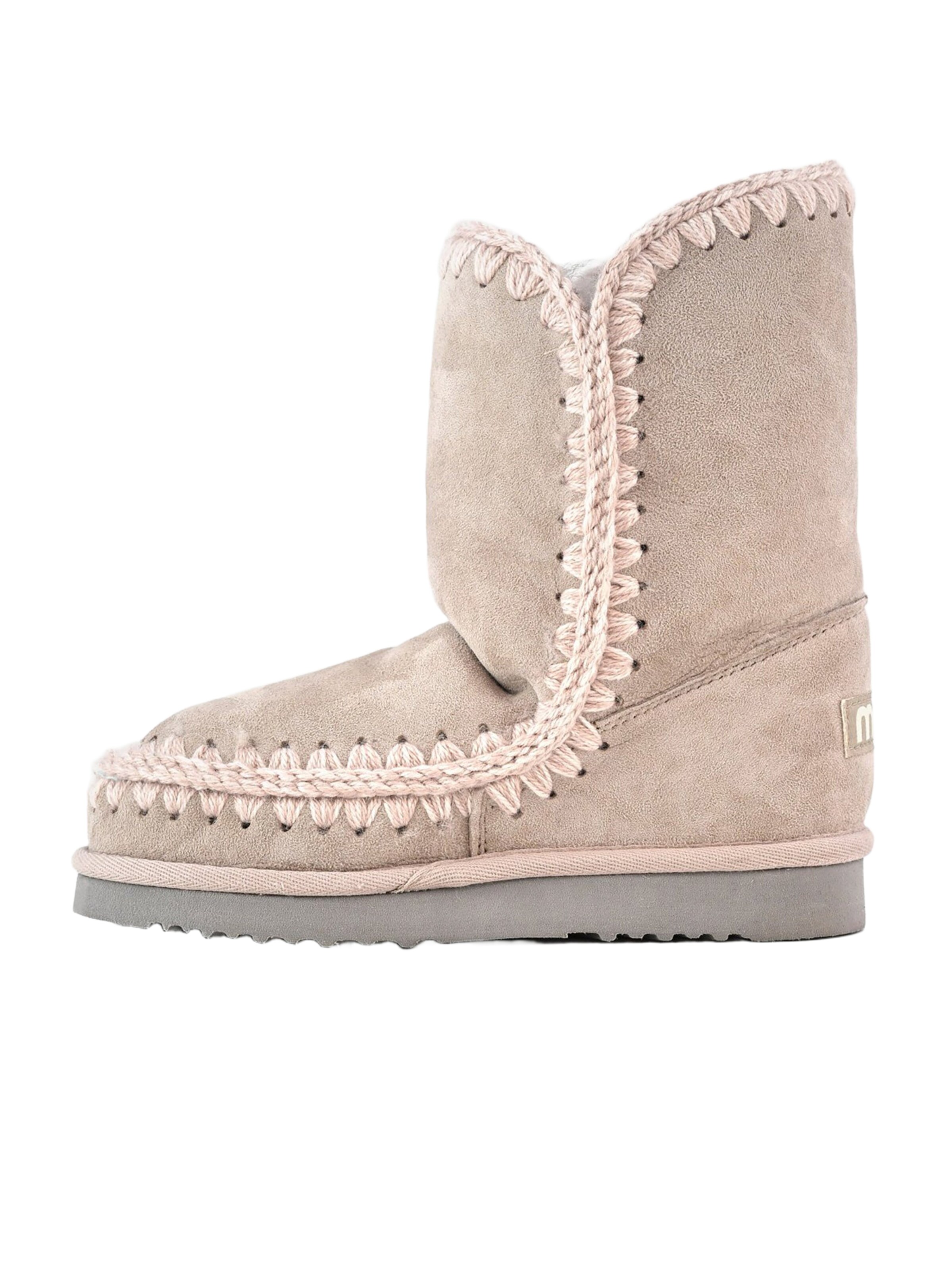 MOU - Botas 'Eskimo' em bege: frente