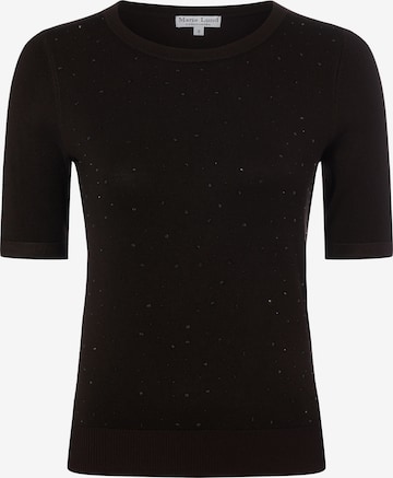 Pull-over Marie Lund en noir : devant