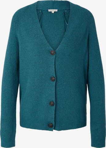 TOM TAILOR Knit cardigan in Blue: front