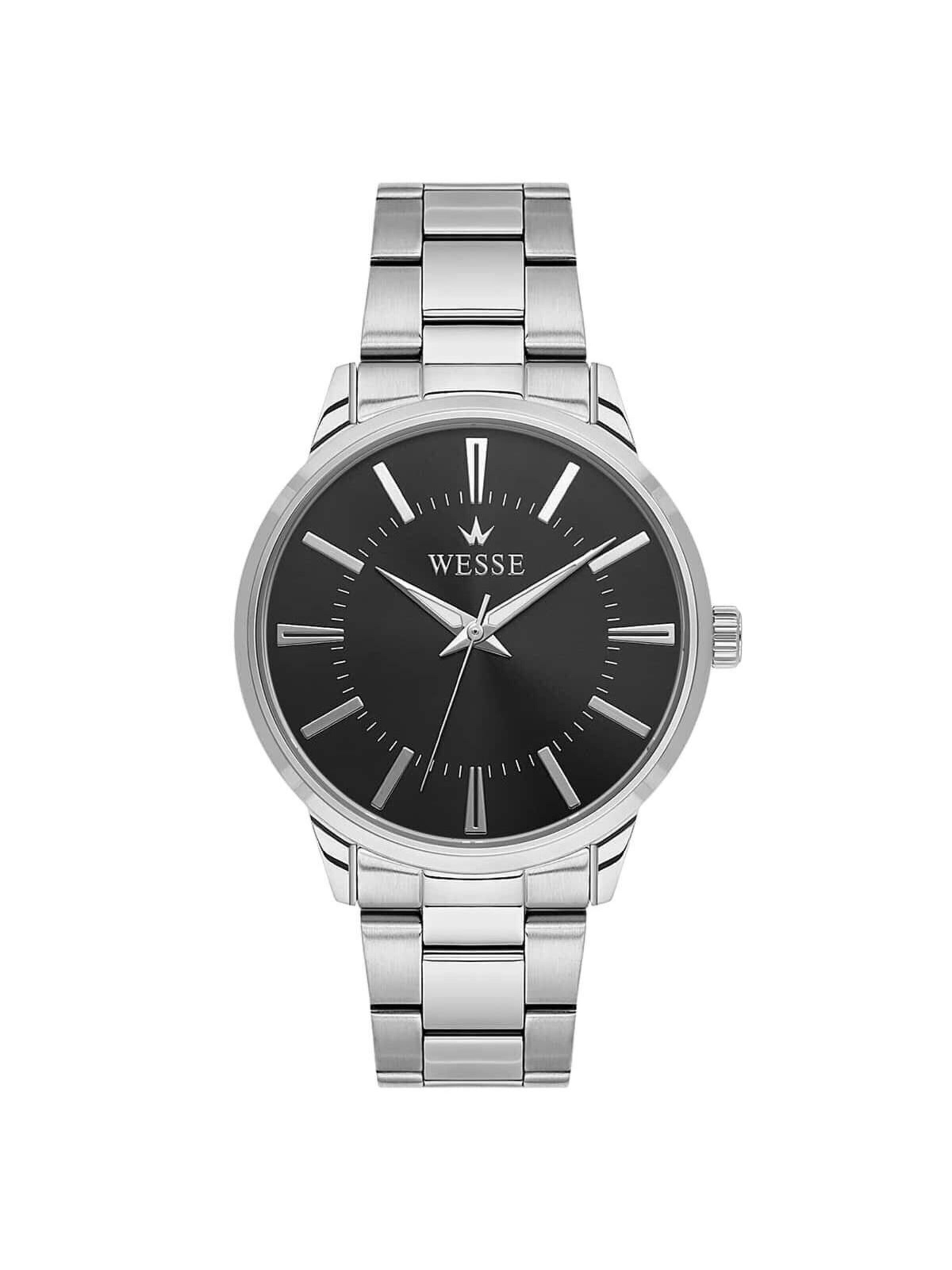 WESSE Analog watch 'WESSE Men Watch WWG203802' in Silver: front