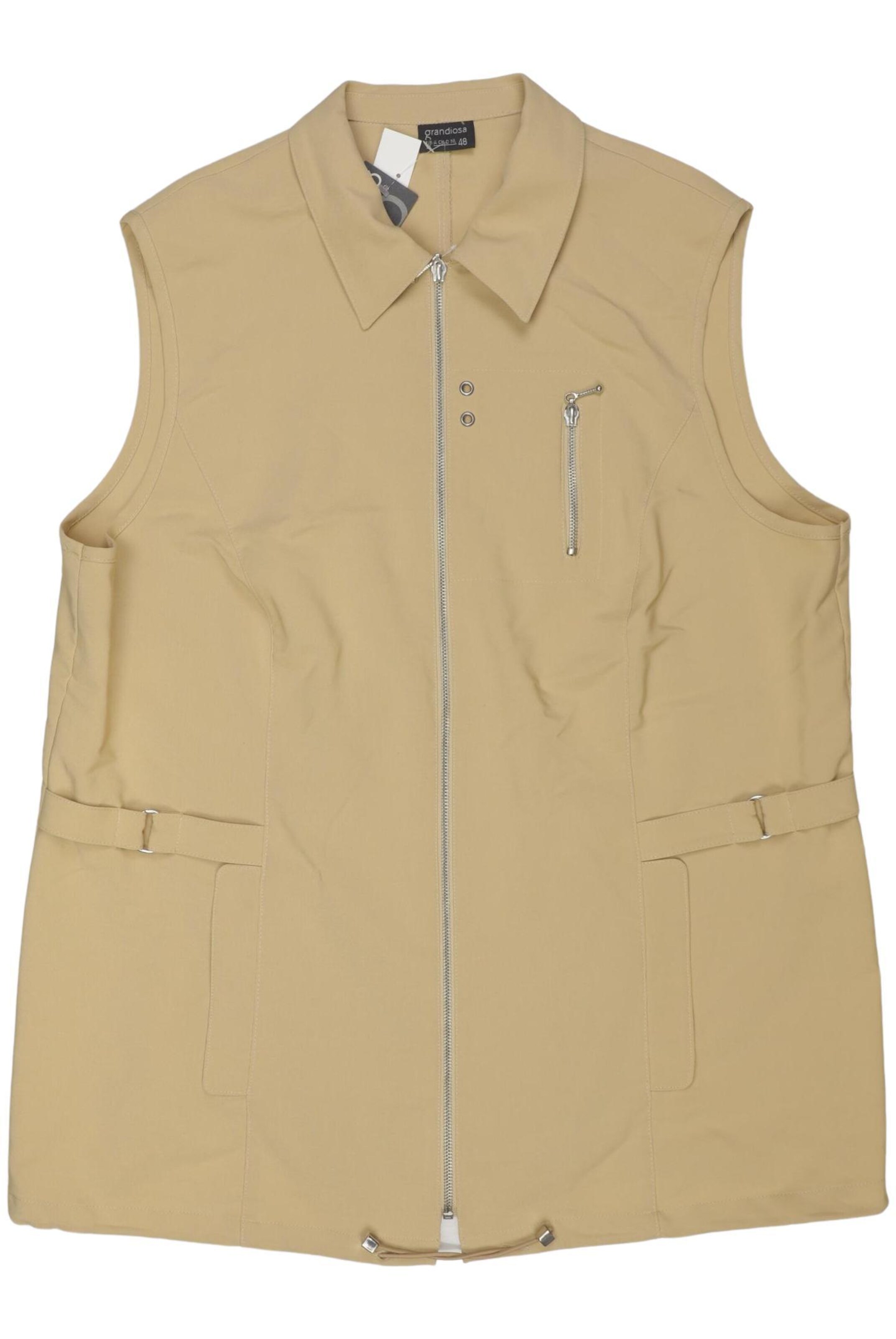 Charles Vögele Weste 4XL in Beige: Vorderseite
