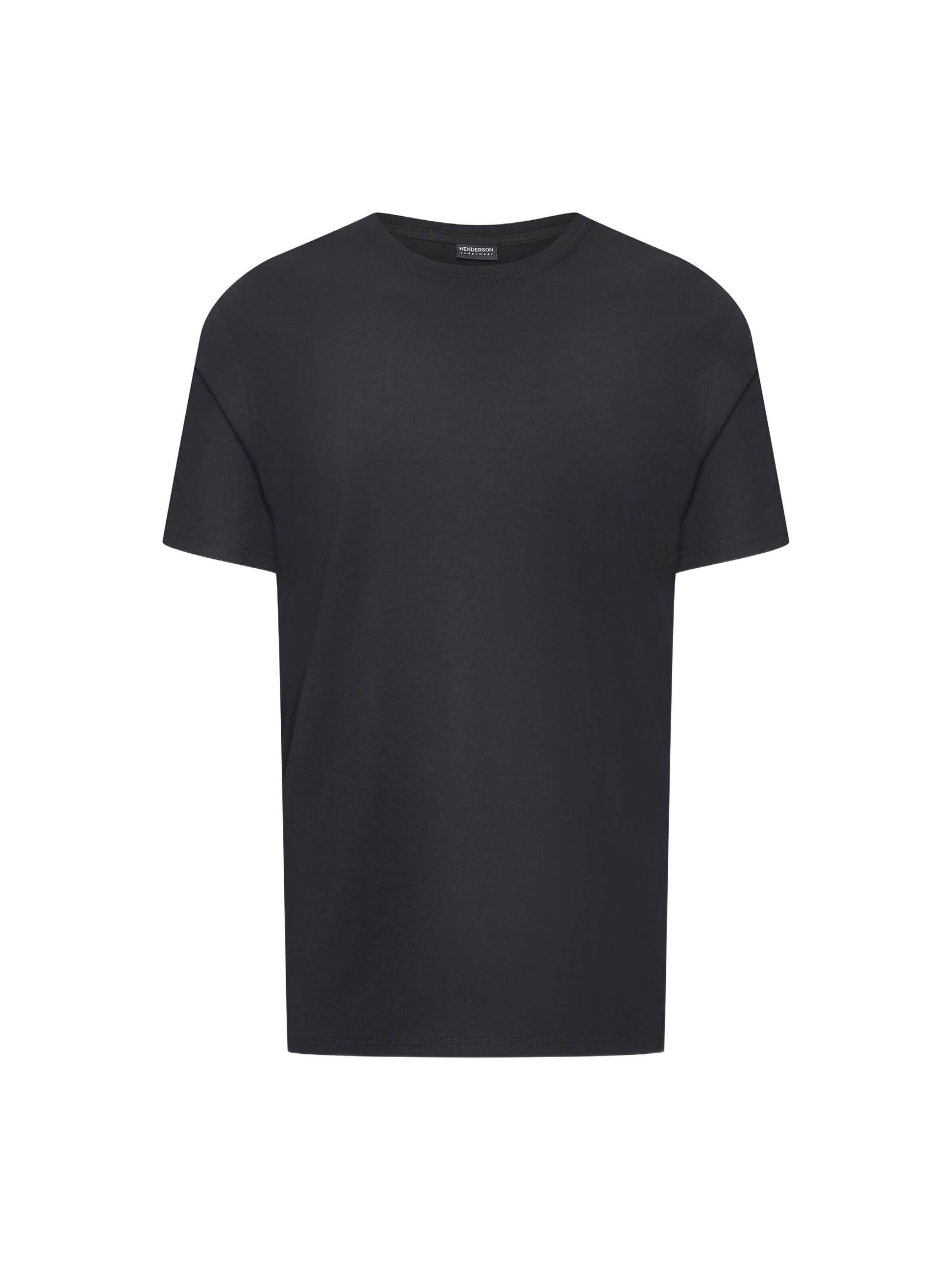 Henderson Shirt 'Figurbetontes T-Shirt mit Bambusviskose, Grade XL' in Black: front