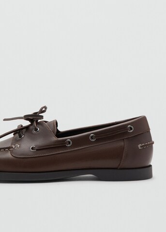MANGO MAN Moccasins 'Nautic' in Brown