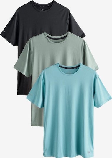 Marškinėliai iš Next, spalva – azuro spalva / pastelinė žalia / juoda, Prekių apžvalga