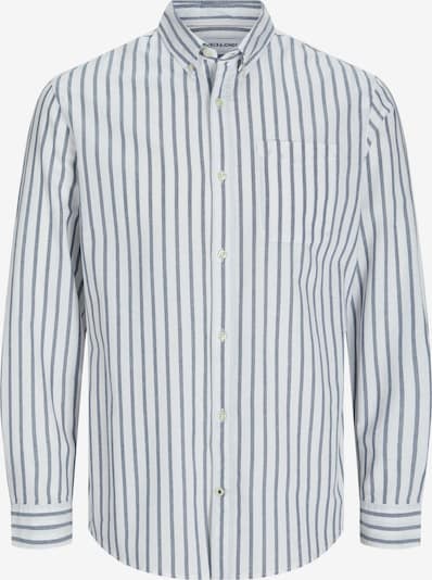 JACK & JONES Skjorta 'JJEOxford' i mörkblå / vit, Produktvy