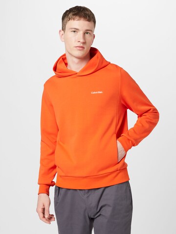 oranžinė Calvin Klein Megztinis be užsegimo: priekis