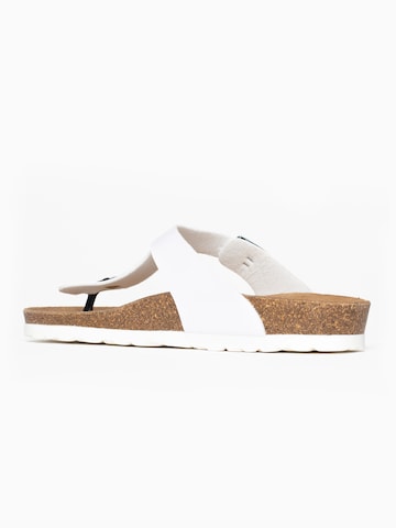 Bayton T-Bar Sandals 'Mercure' in White