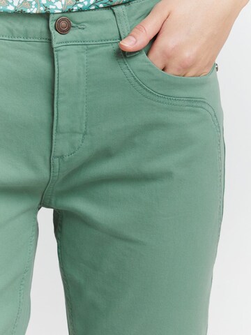 Fransa - Slimfit Pantalón en verde