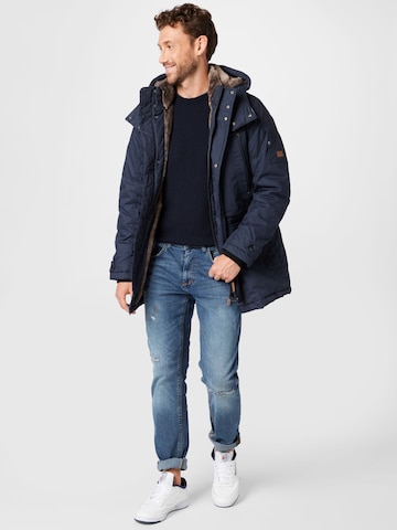 TOM TAILOR Winter Parka in Blue