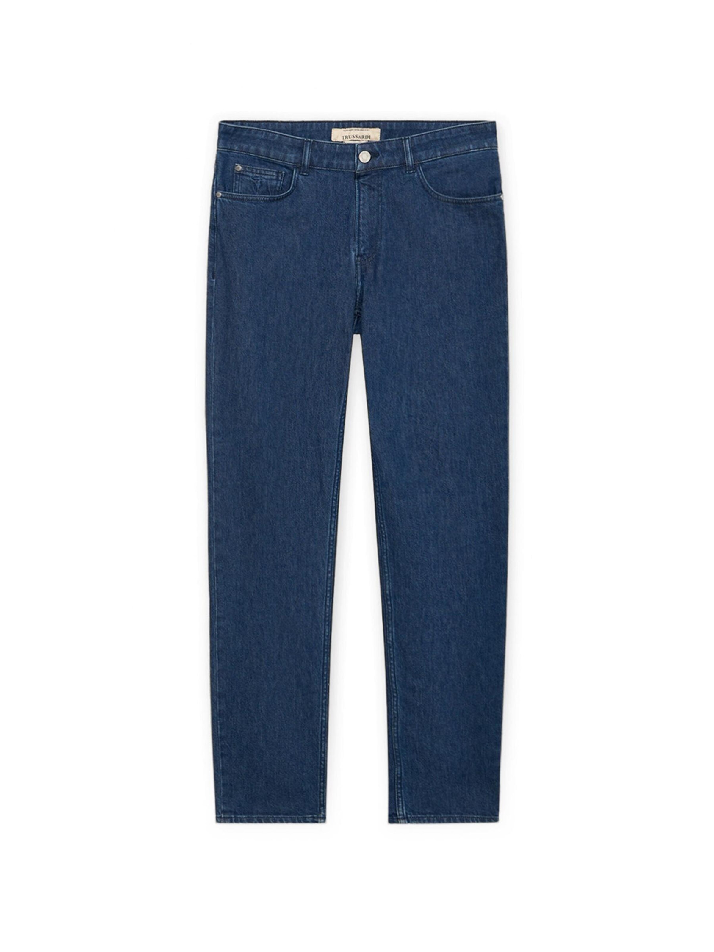 Trussardi - Skinny Vaquero en azul: frente