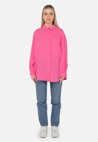 FRESHLIONS Regular fit Blouse 'Honari' in Roze