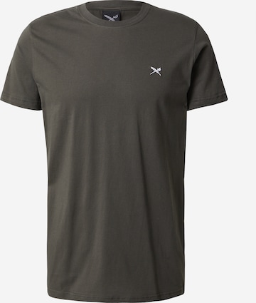 T-Shirt 'Mini Flag Emb 2' Iriedaily en gris : devant