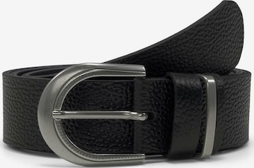 TOM TAILOR Gürtel 'Sandra' in Schwarz: Vorderseite