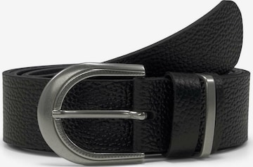 TOM TAILOR Belt 'Sandra' in Black: front