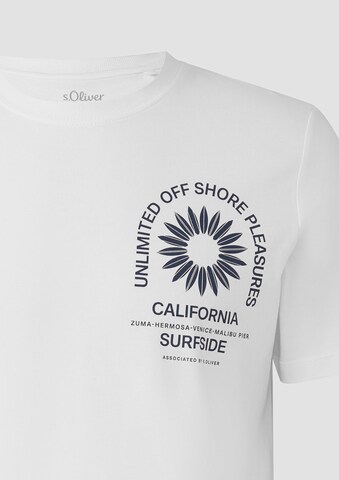 s.Oliver T-Shirt in Weiß