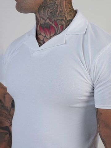 T-Shirt SikSilk en blanc