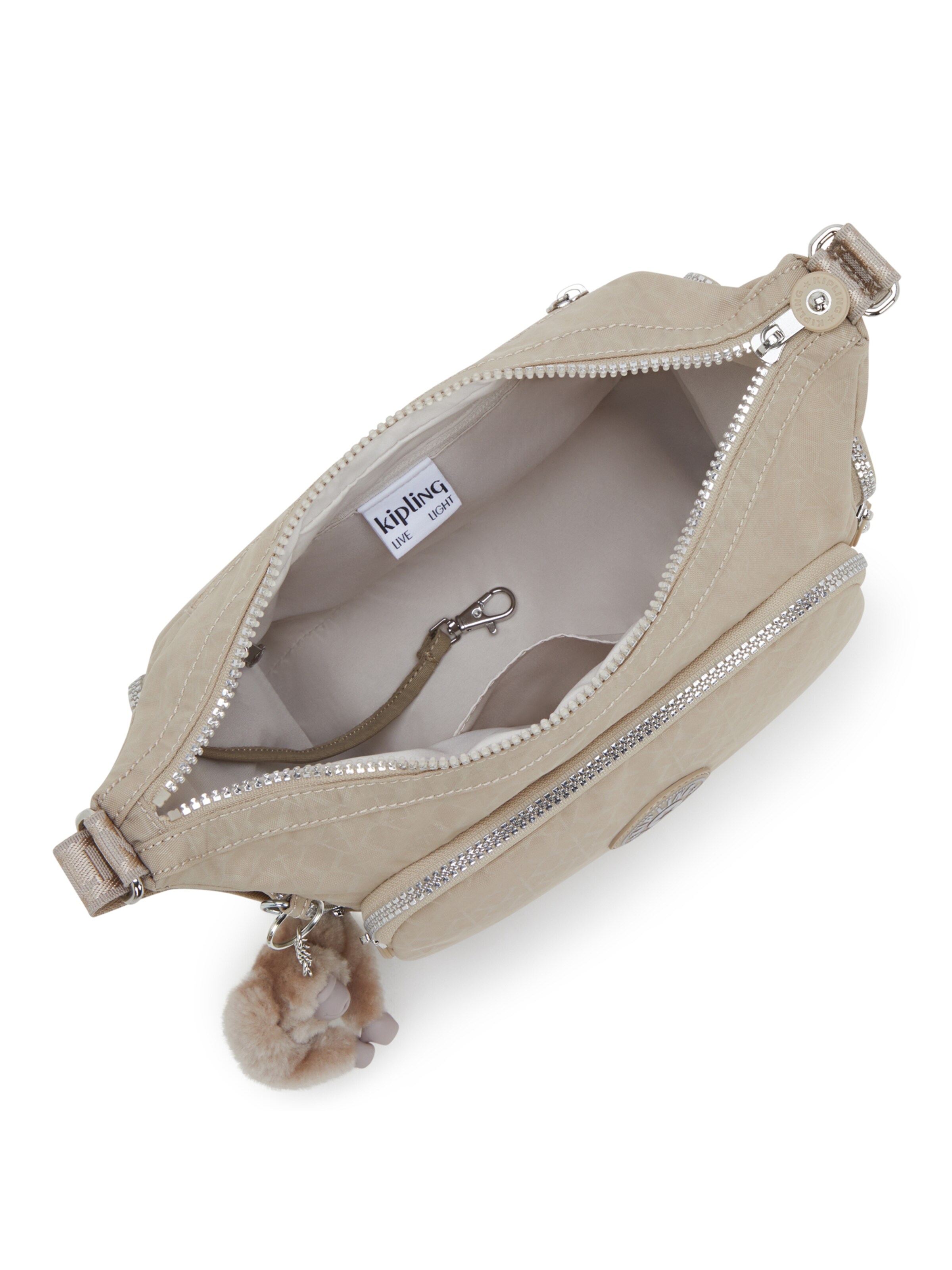KIPLING Axelremsväska 'Gabb' i beige