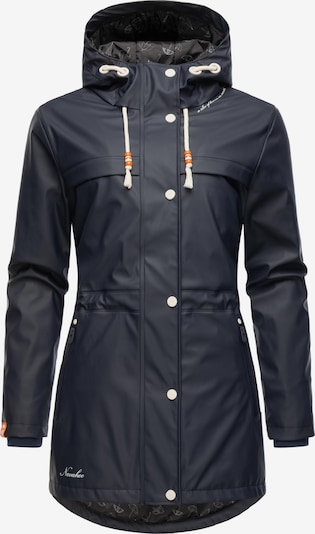 NAVAHOO Prijelazni kaput 'Rainy Forest' u tamno plava / narančasta / bijela, Pregled proizvoda