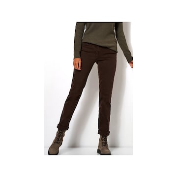 TONI Slim fit Jeans in Brown: front