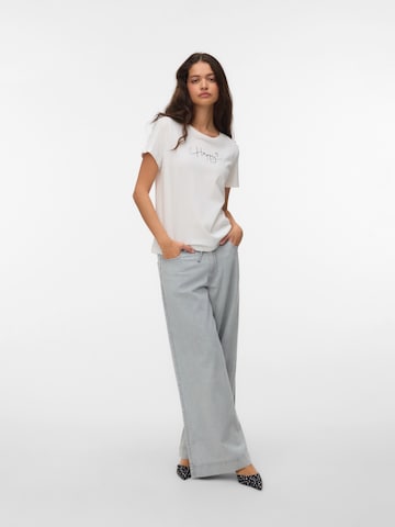 balta VERO MODA Marškinėliai 'VMKILANO'