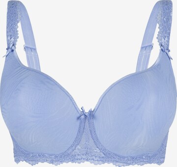 LingaDore T-shirt Bra in Blue: front