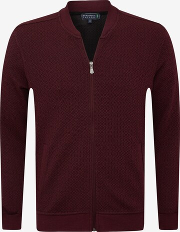 Sir Raymond Tailor Zip-Up Hoodie 'Bologna' in Red: front