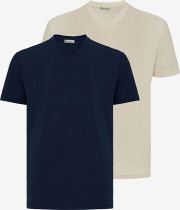T-Shirt Dandalo en bleu : devant