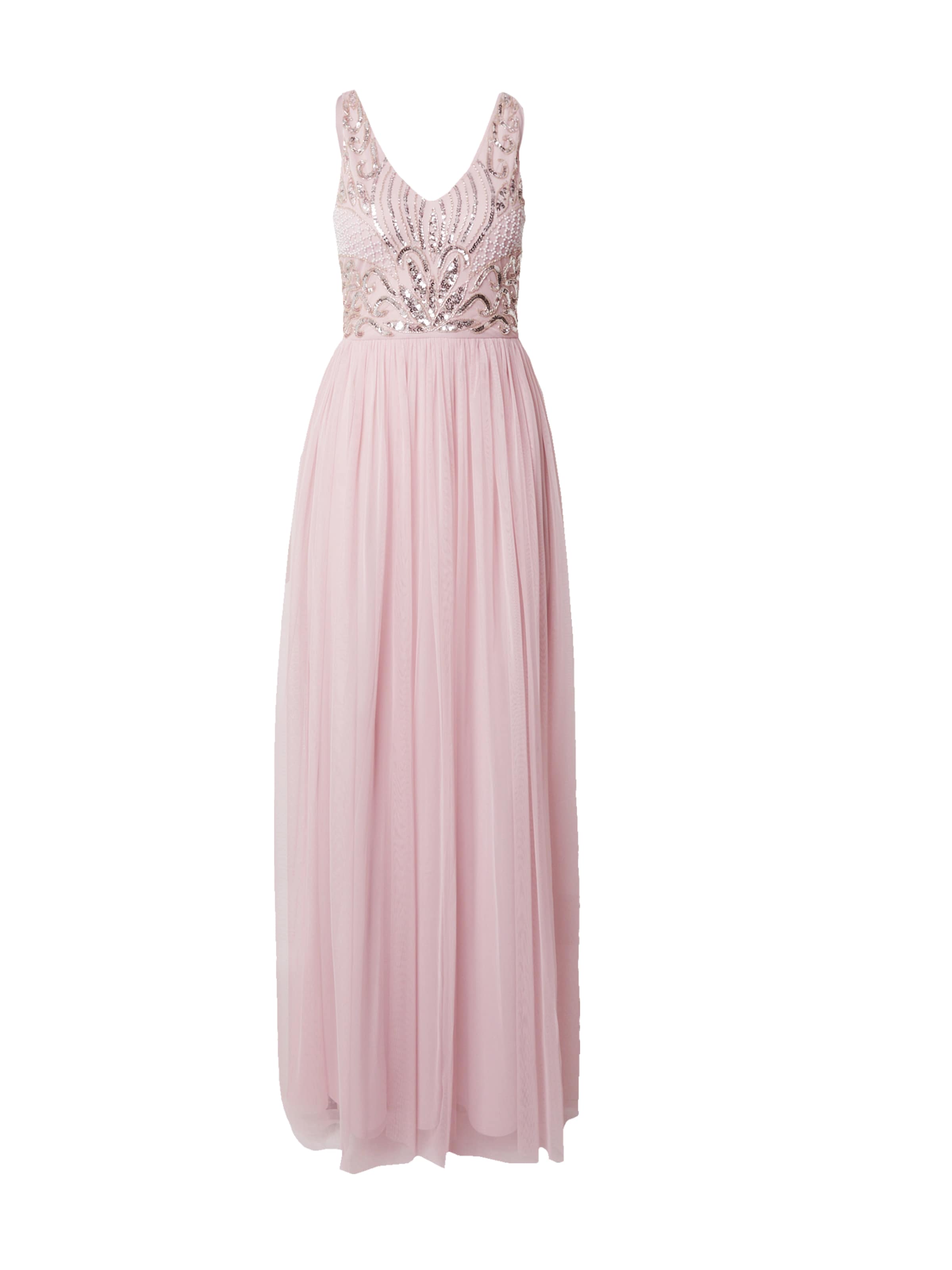 Robe de soirée 'Debbie' LACE & BEADS en rose : devant