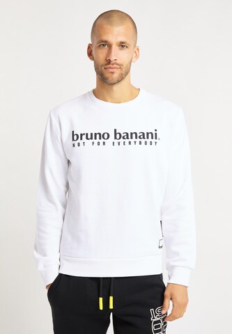Sweat-shirt 'King' BRUNO BANANI en blanc : devant