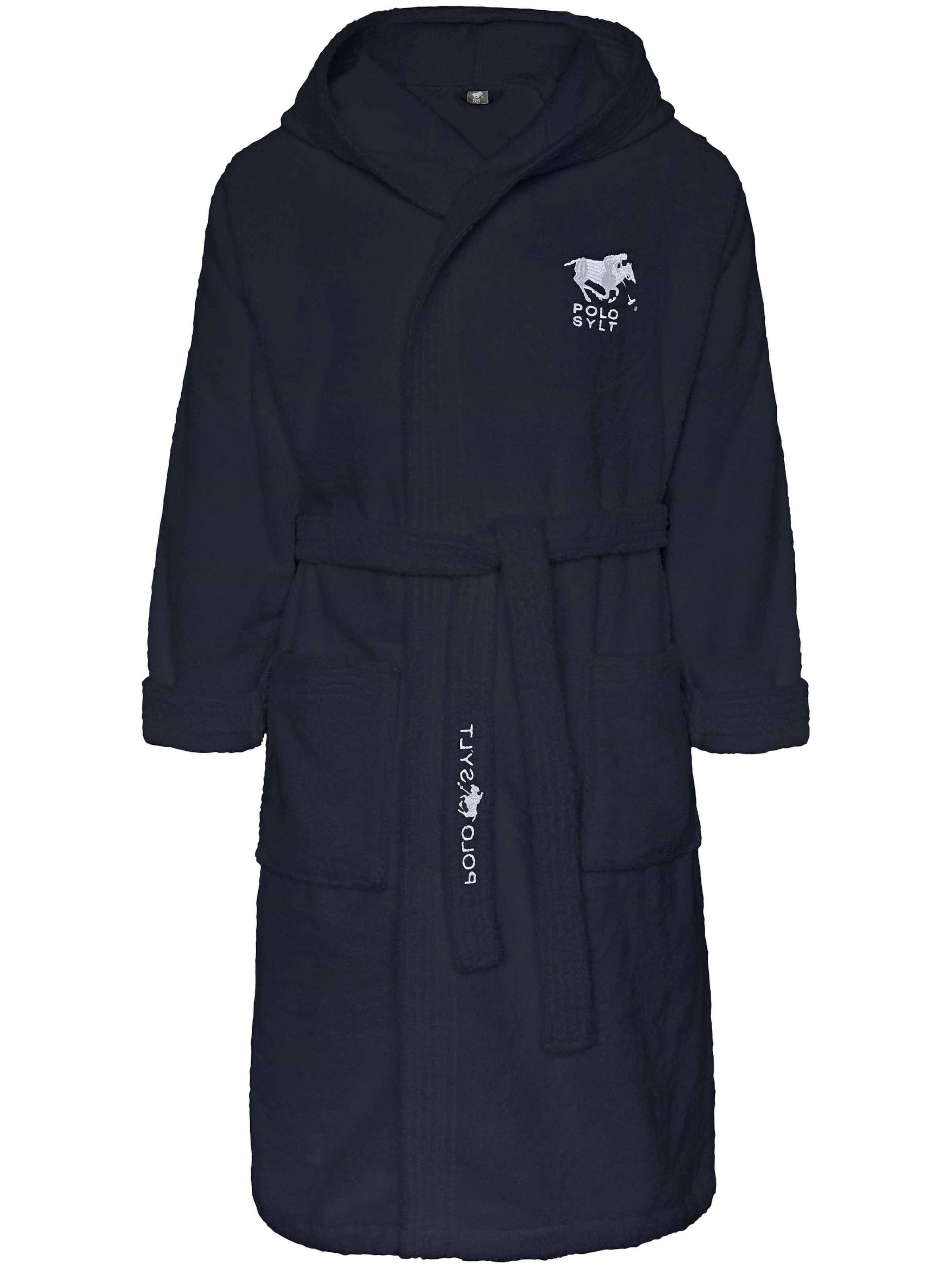 Polo Sylt Bademantel in Blau: Vorderseite