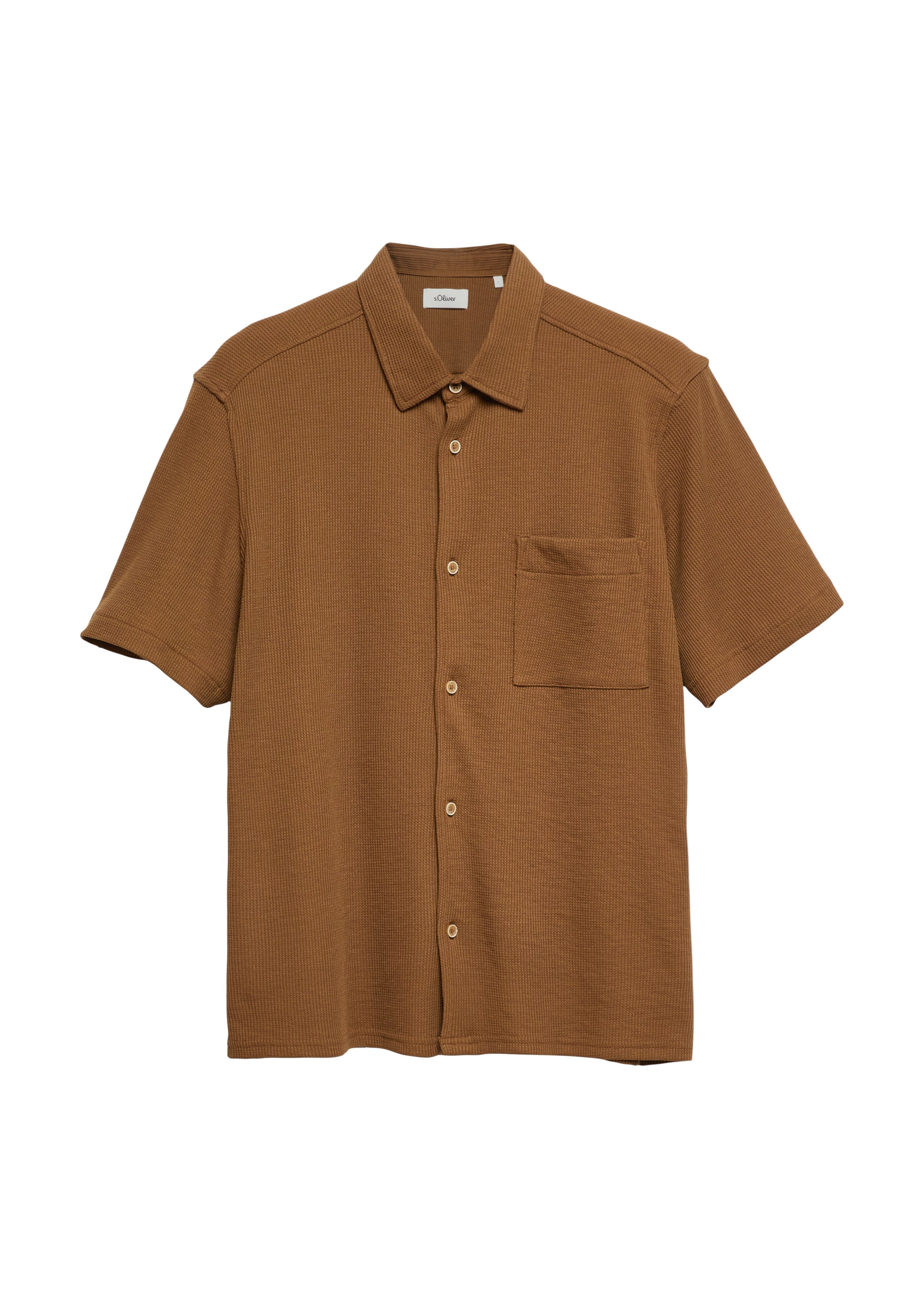 Chemise s.Oliver en marron : devant