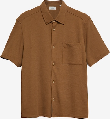 Chemise s.Oliver en marron : devant