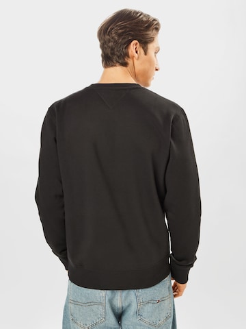 Tommy Jeans Sweatshirt in Schwarz